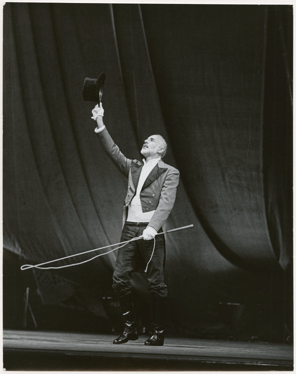 Jerome Robbins in a stage rehearsal of his Circus Polka ballet