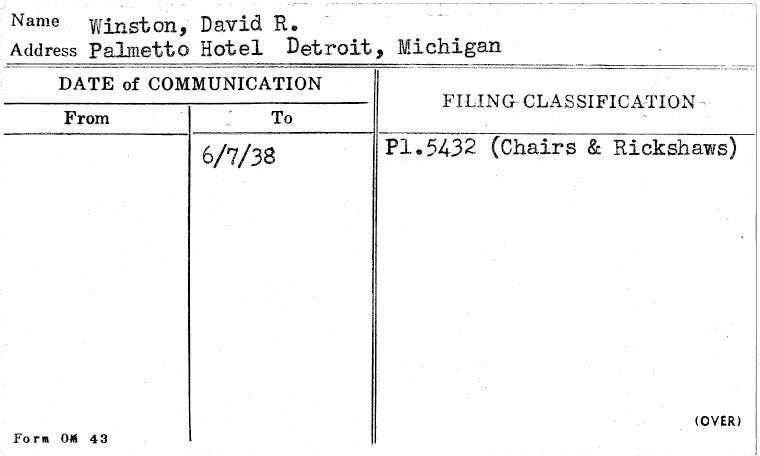 Winston, David R.
