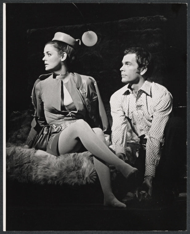 Susan Browning and Dean Jones in the stage production Company