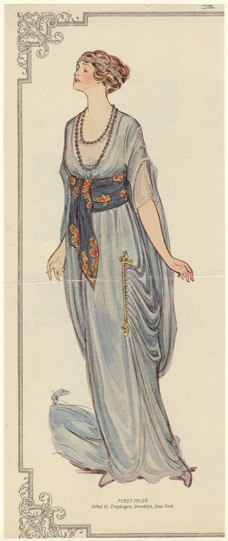 Blue gown, 1913