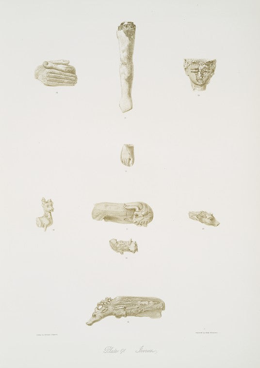 Ivories. [Ivory objects found at Nimroud [Calah]].