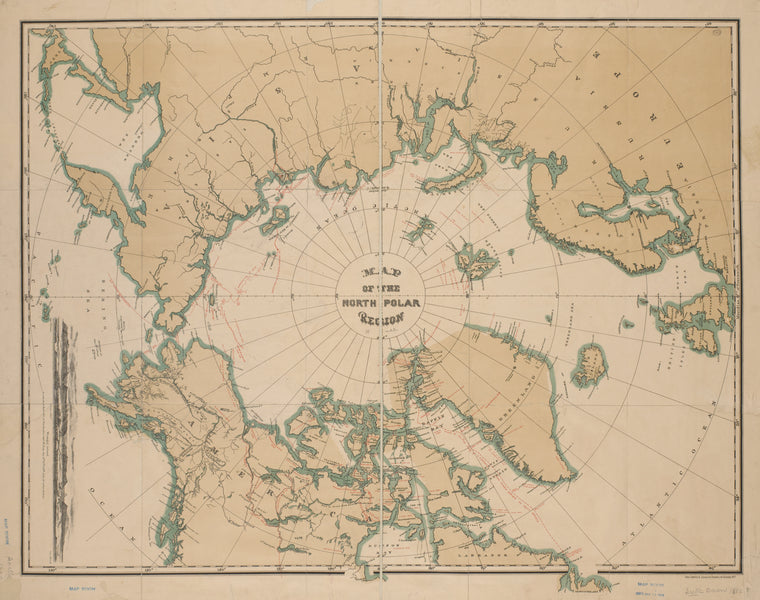 Map of the North Polar Region