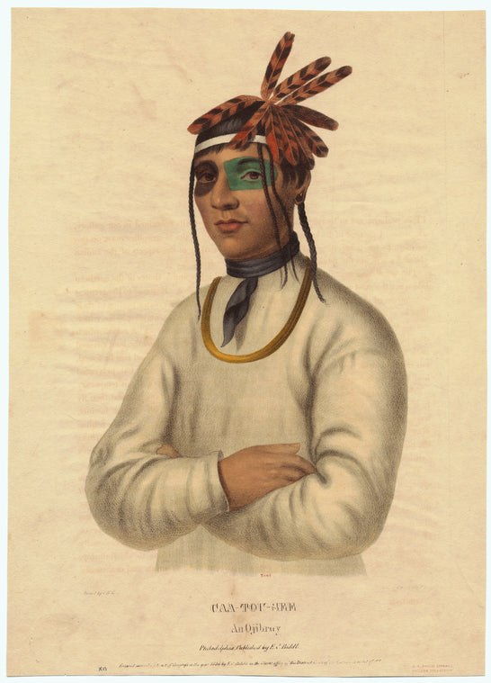 Caa-tou-see : An Ojibray [i.e. Ojibway]