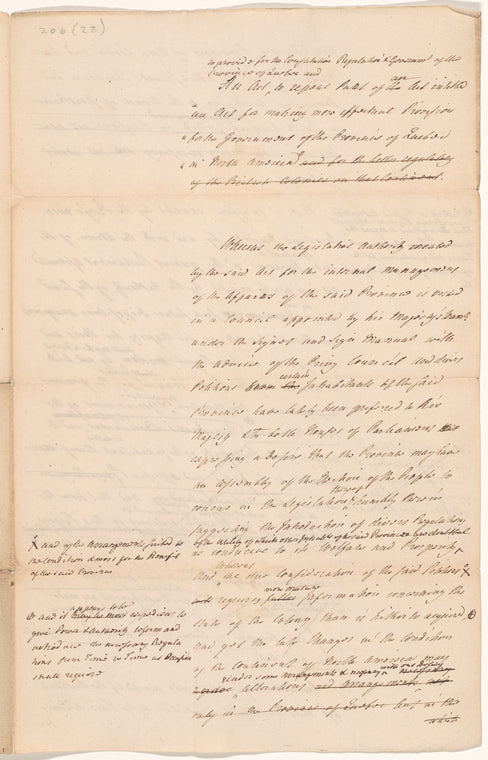 An Act for the constitution, regulation, and government of the Province of Quebec and to repeal part of an Act