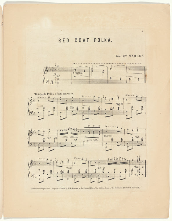 Red coat polka