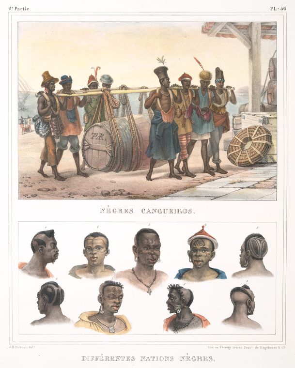Nègres cangueiros; Différentes nations nègres.