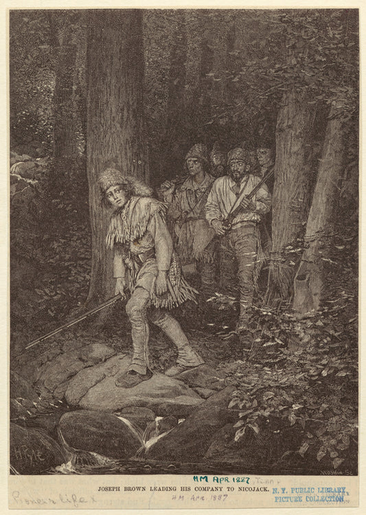 Joseph Brown leading his company to Nicojack