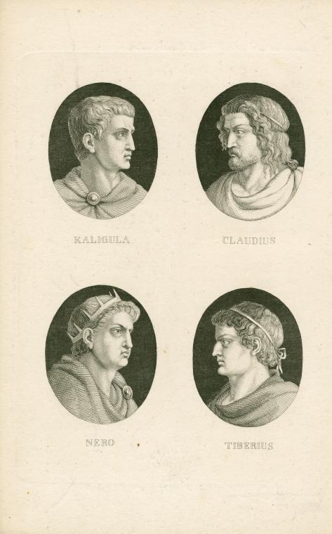 Kaligula ; Claudius ; Nero ; Tiberius