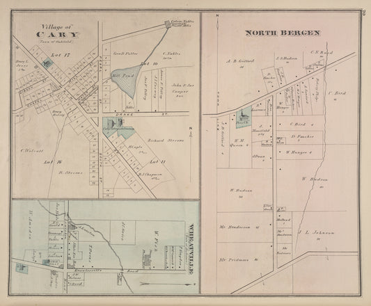 North Bergen [Village]; Village of Cary [Village]; Wheatville [Village]