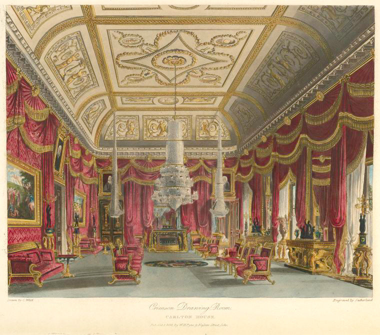 Crimson Drawing Room - Carlton House.