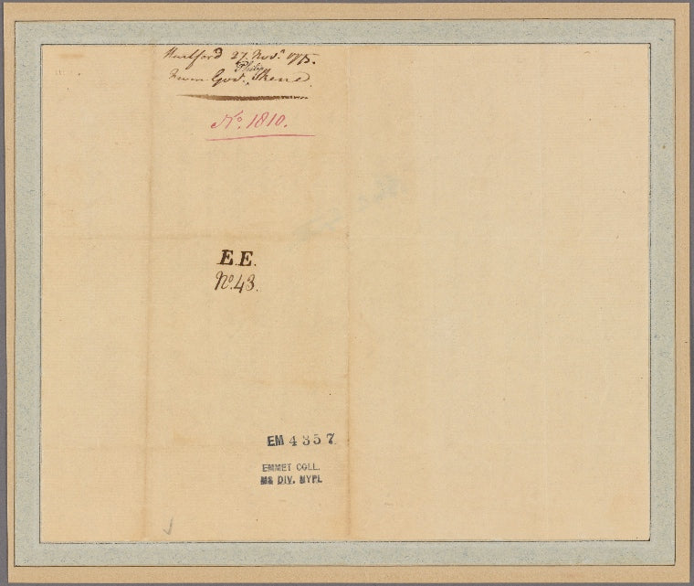 Letter to Gen. [Philip] Schuyler [Albany]