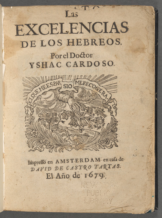 Las excelencias de los Hebreos, por Yshac Cardoso