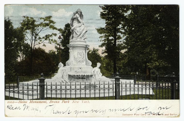 Heine Monument, Bronx Park New York