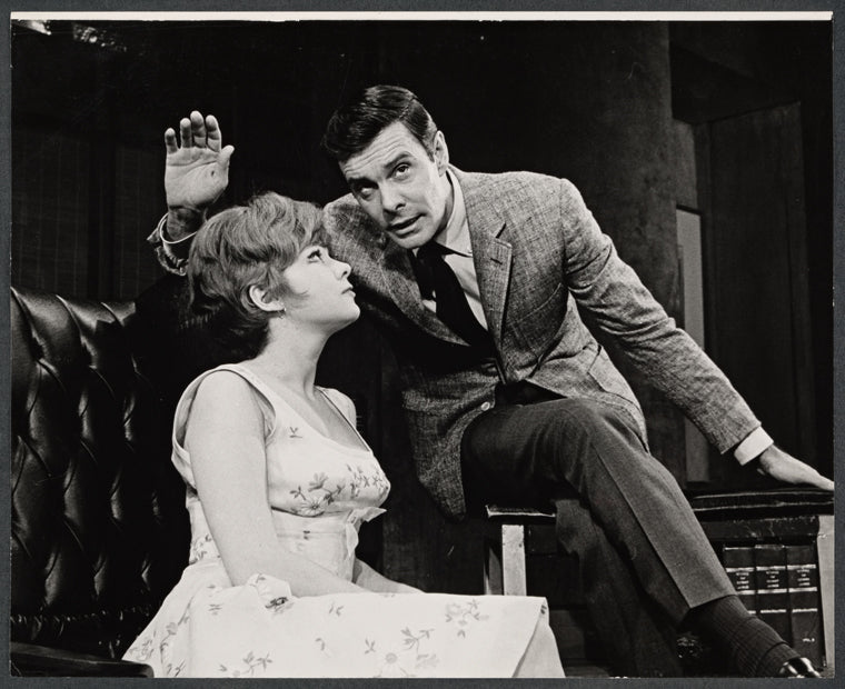 Barbara Harris and Louis Jourdan in the stage production On a Clear Day You Can See Forever
