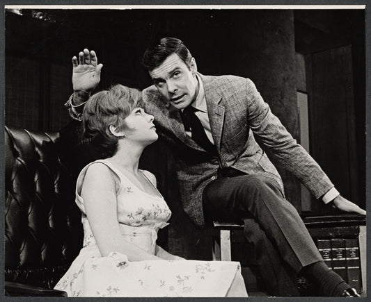 Barbara Harris and Louis Jourdan in the stage production On a Clear Day You Can See Forever