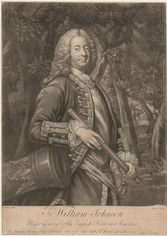Sir William Johnson, major general of the English forces in America.