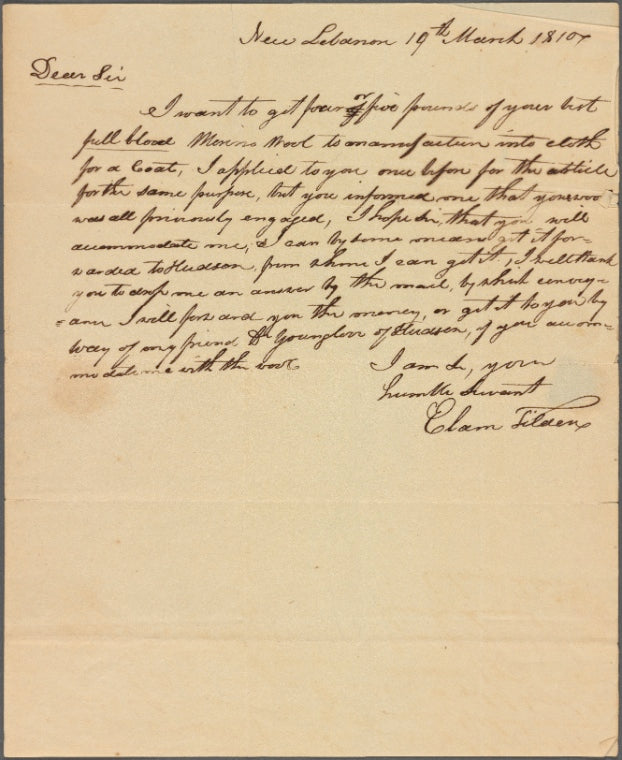 Tilden, Elam, 1810-1830