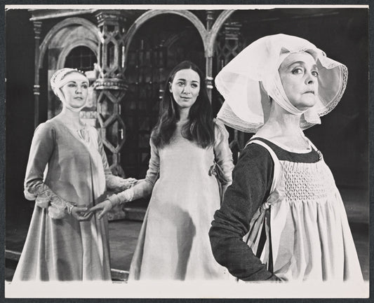 Mary Hara, Maria Tucci and Lillian Gish in the American Shakespeare Festival stage production Romeo and Juliet