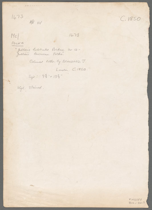 Jullien's American polka; Jullien's celebrated polkas, no. 12