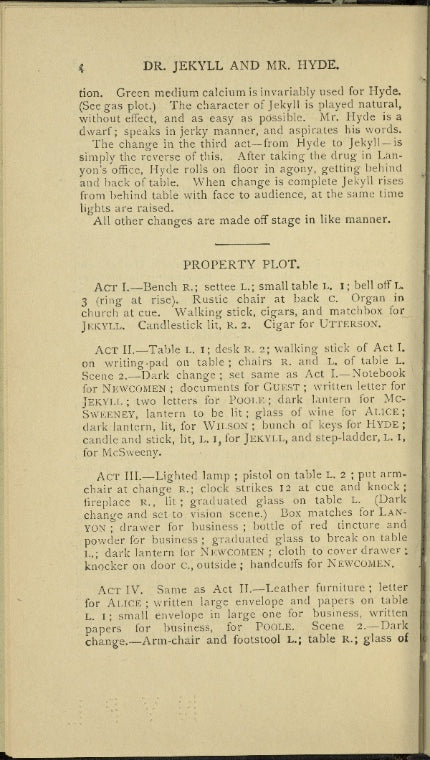Dr. Jekyll and Mr. Hyde, or, a mis-spent life: a drama in four acts