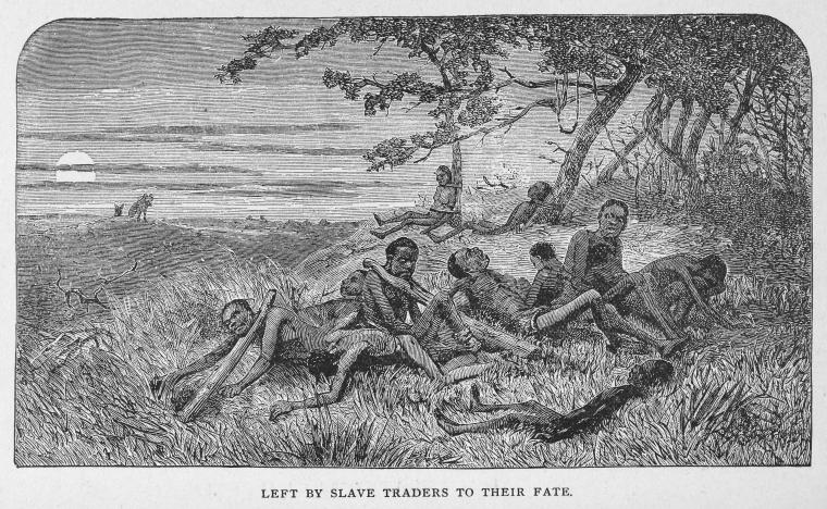 Left by slave traders to their fate