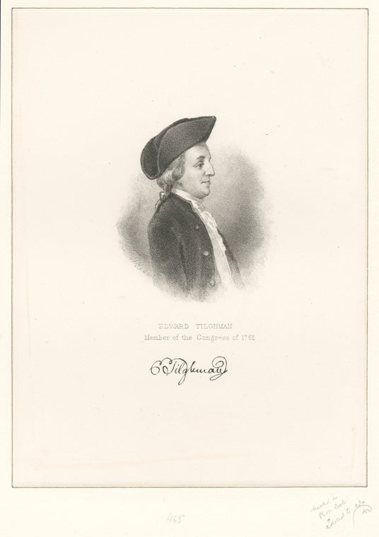 Edward Tilghman, member of the Congress of 1765.