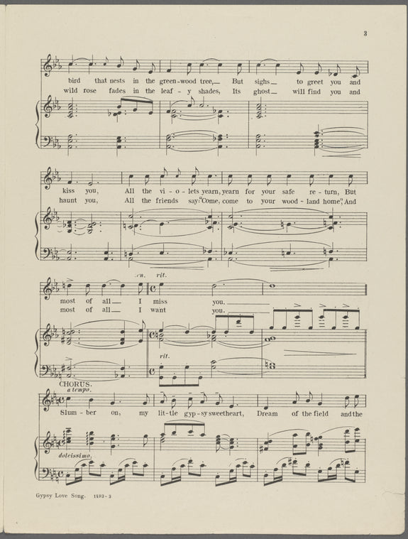Gypsy love song