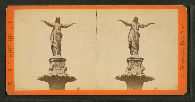The Tyler Davidson fountain (Genius of Water, 9 feet high).