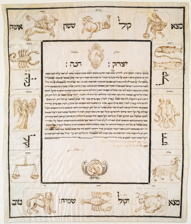 Ketubbah. Busseto, 1801