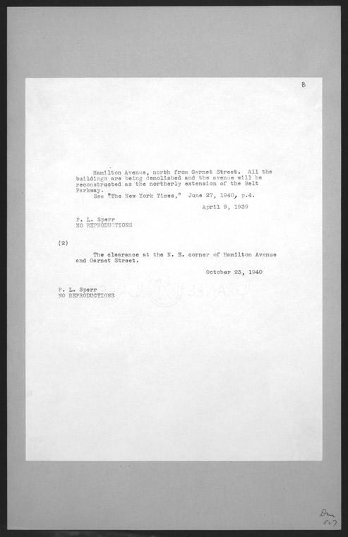 Brooklyn: Hamilton Avenue - Garnet Street