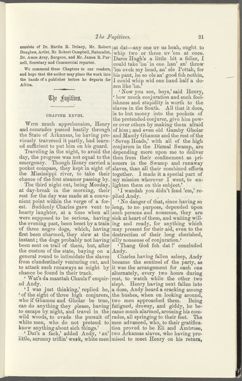 Blake: Or the Huts of America