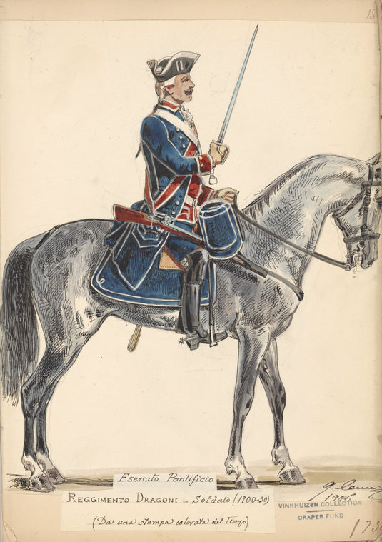Italy. Papal States, 1820