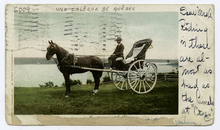A Quebec Caleche, Quebec, P. Q.