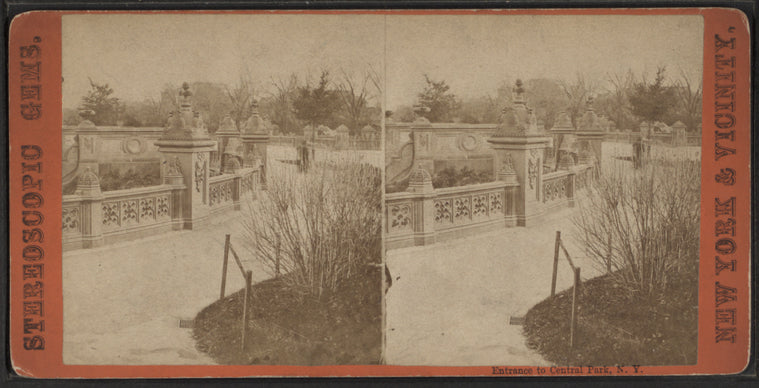 Entrance to Central Park, N.Y.