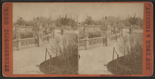 Entrance to Central Park, N.Y.