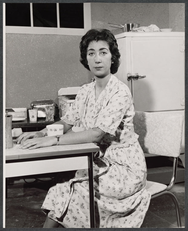 Julie Bovasso in the stage production Gallows Humor