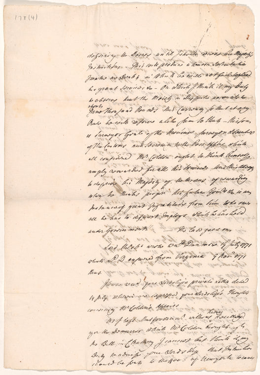 [William Smith Jr.'s] abstract of Lord Dunmore's case laid before counsel in England