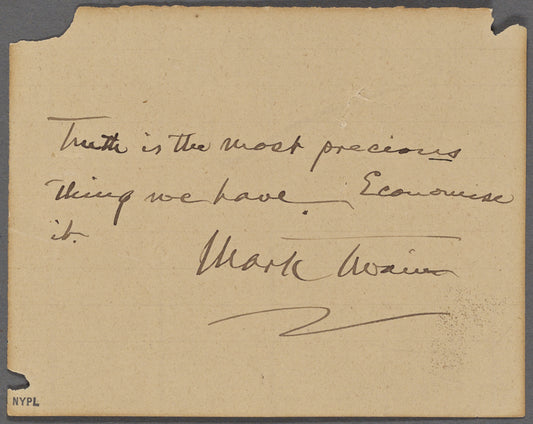 Epigram on truth