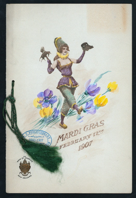 MARDI GRAS [held by] THE NEW ST. CHARLES [at] "NEW ORLEANS, LA" (HOTEL;)