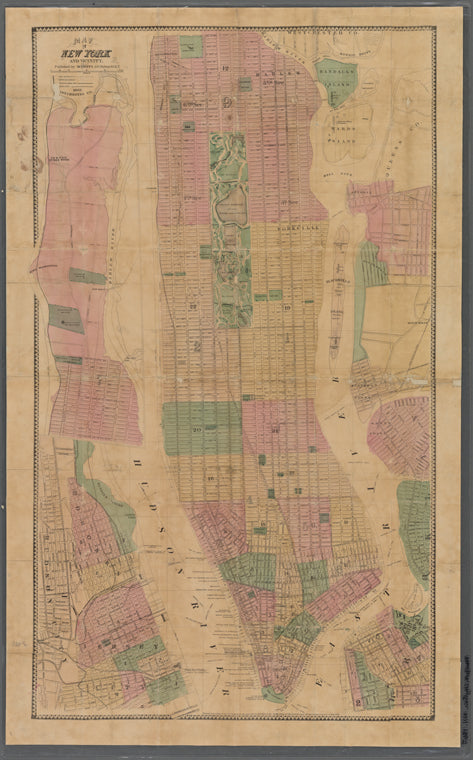 Map of New York and vicinity
