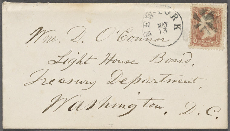 O'Connor, William D., ALS to. May 12, 1867.