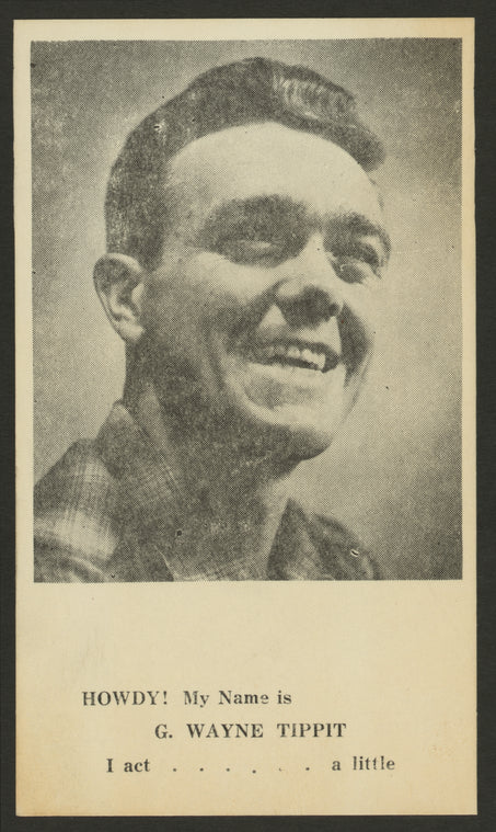 Howdy! My Name is G. Wayne Tippit