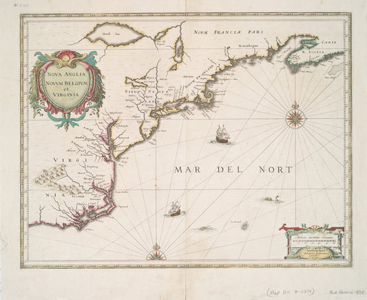 Nova Anglia, Novum Belgium, et Virginia.