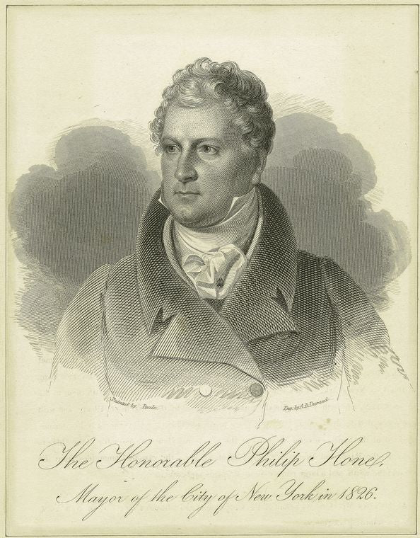 The honorable Philip Hone, mayor of the City of New York in 1826