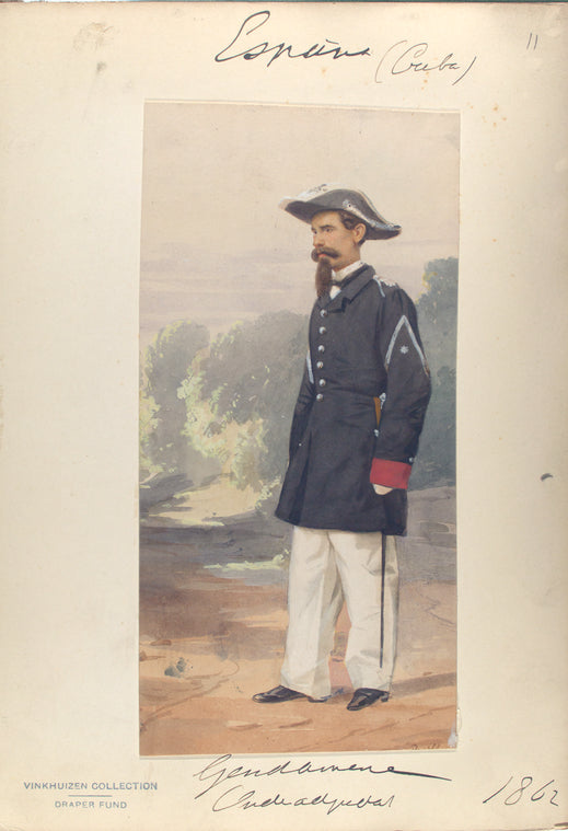 Gendarmerie [Unter-Adjutant?]. 1862