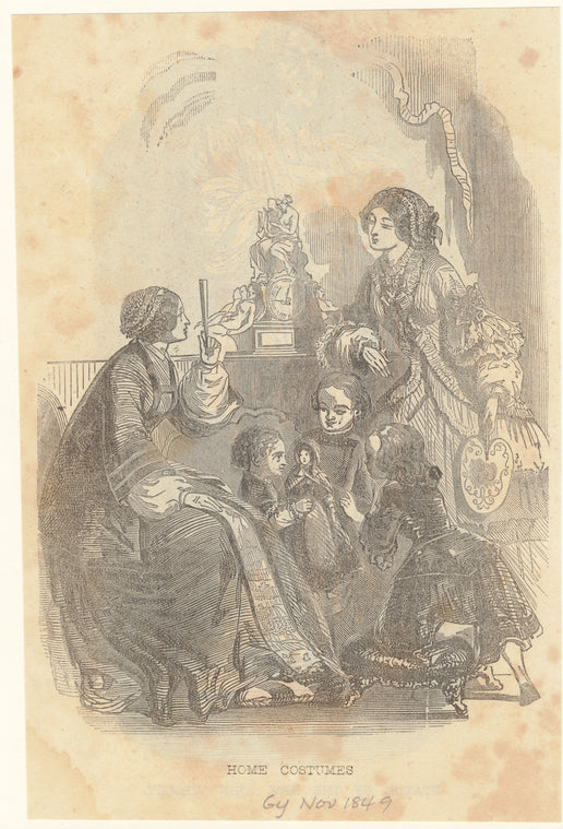 Home costumes, 1849