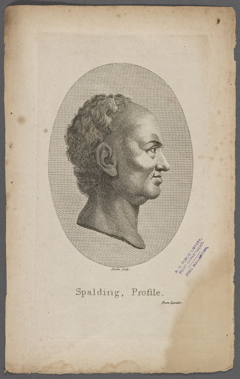 Spalding, profile. From Lavater