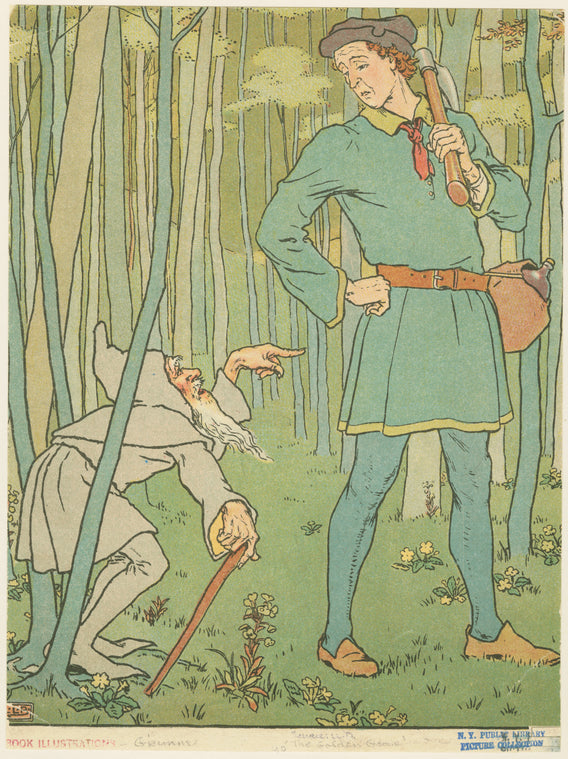 The eldest son refuses the old grey man