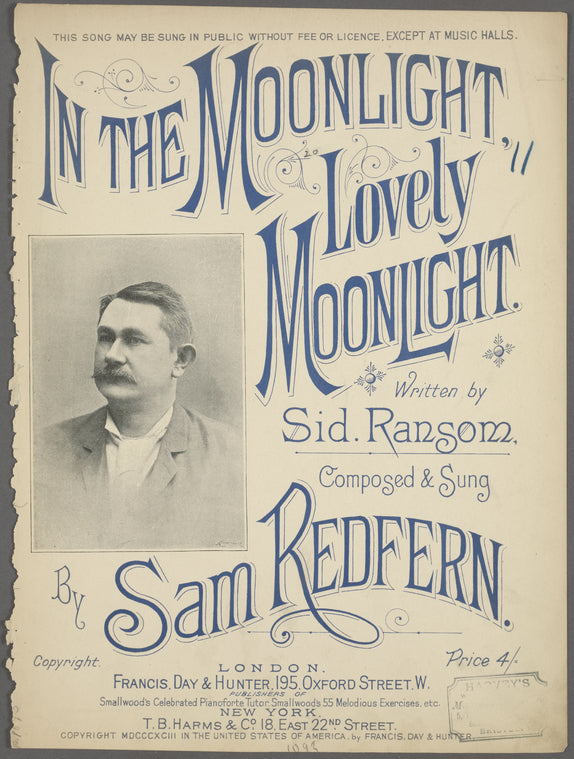 In the moonlight, lovely moonlight