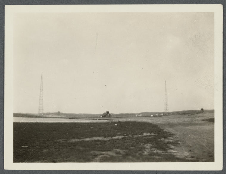 View of Fort Pond and Camp Welsh. Montauk, East Hampton